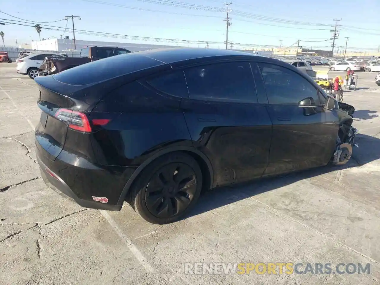 3 Photograph of a damaged car 7SAYGDEE4PA097077 TESLA MODEL Y 2023