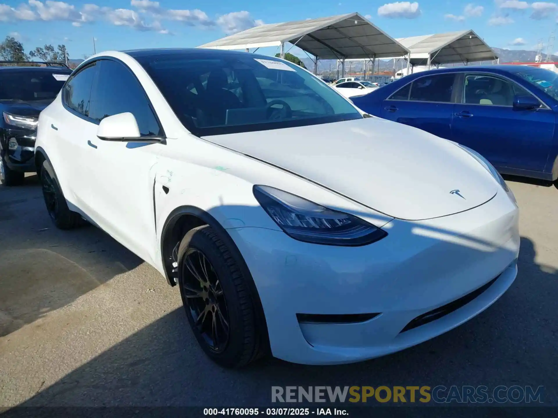 1 Photograph of a damaged car 7SAYGDEE4PA107803 TESLA MODEL Y 2023