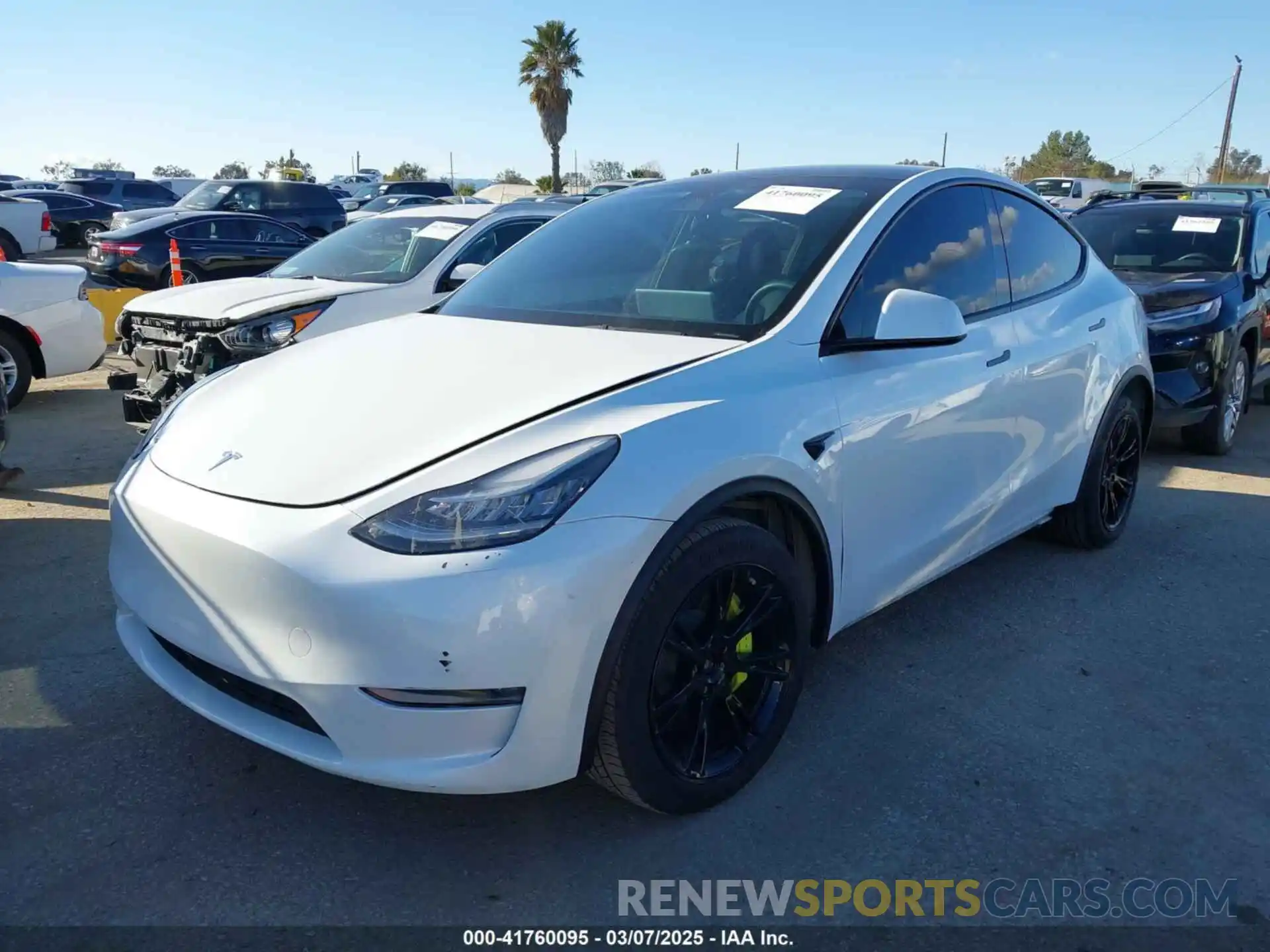 2 Photograph of a damaged car 7SAYGDEE4PA107803 TESLA MODEL Y 2023