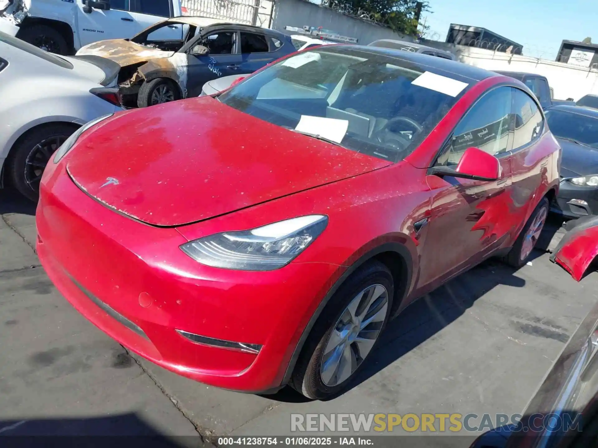 2 Photograph of a damaged car 7SAYGDEE4PA111009 TESLA MODEL Y 2023