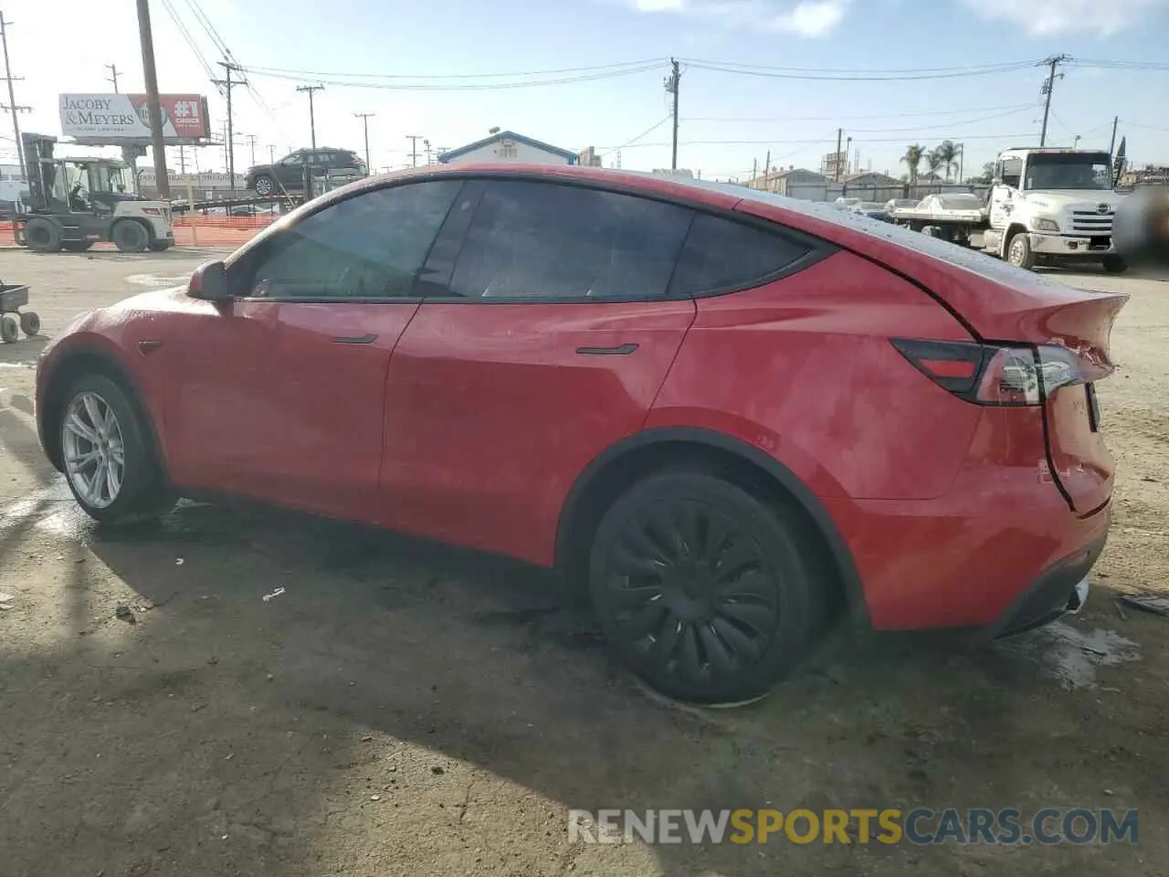 2 Photograph of a damaged car 7SAYGDEE4PA114668 TESLA MODEL Y 2023