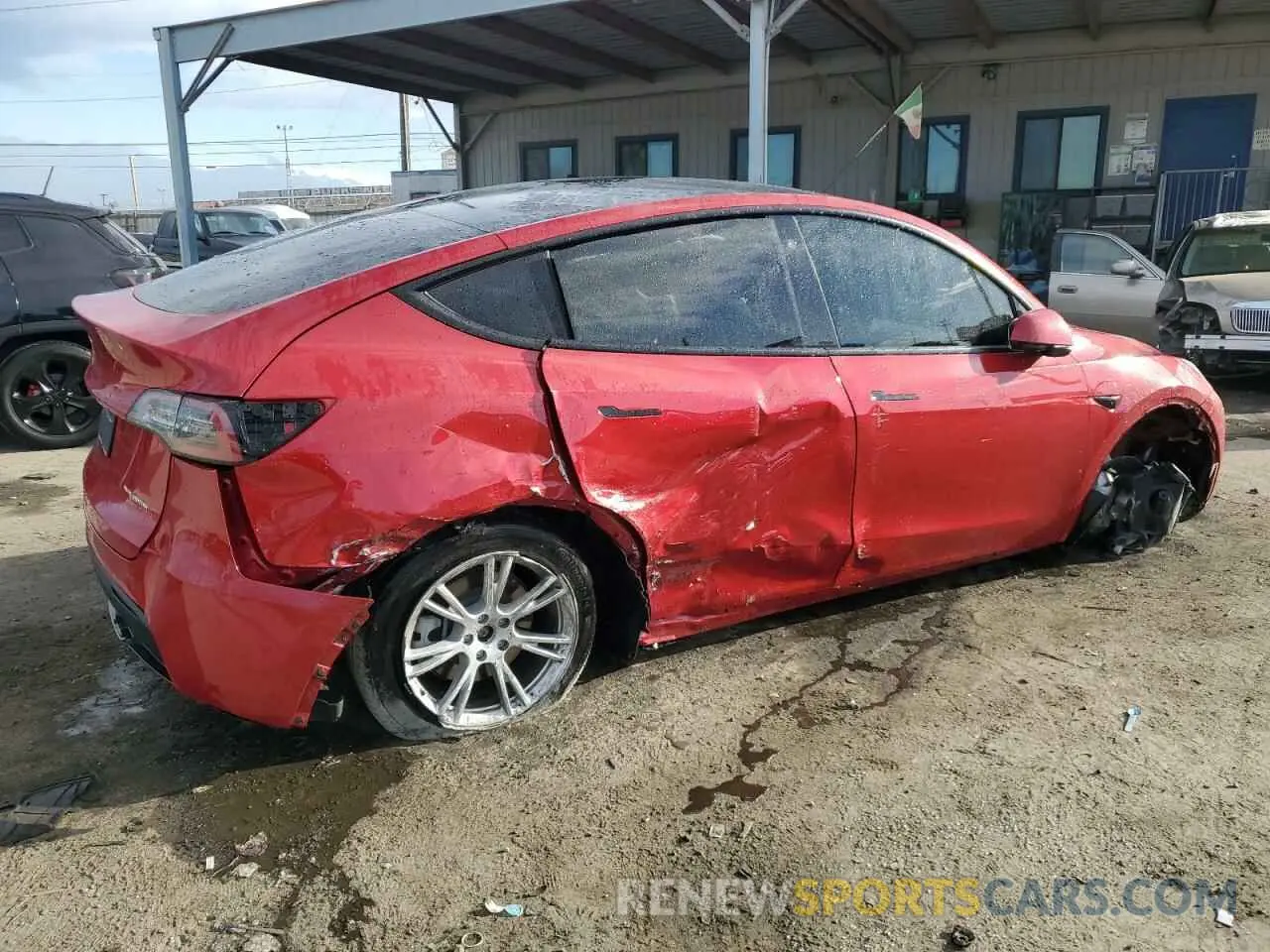 3 Photograph of a damaged car 7SAYGDEE4PA114668 TESLA MODEL Y 2023