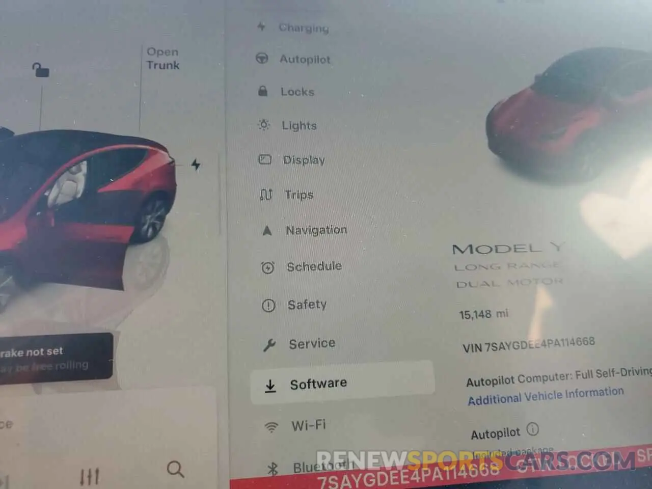 9 Photograph of a damaged car 7SAYGDEE4PA114668 TESLA MODEL Y 2023