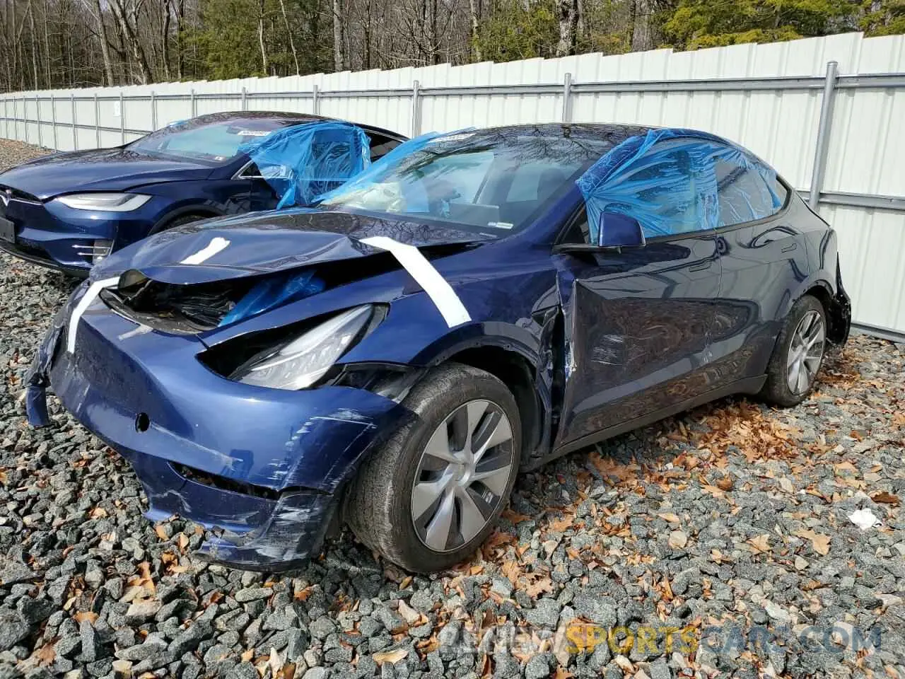 1 Photograph of a damaged car 7SAYGDEE4PA115500 TESLA MODEL Y 2023