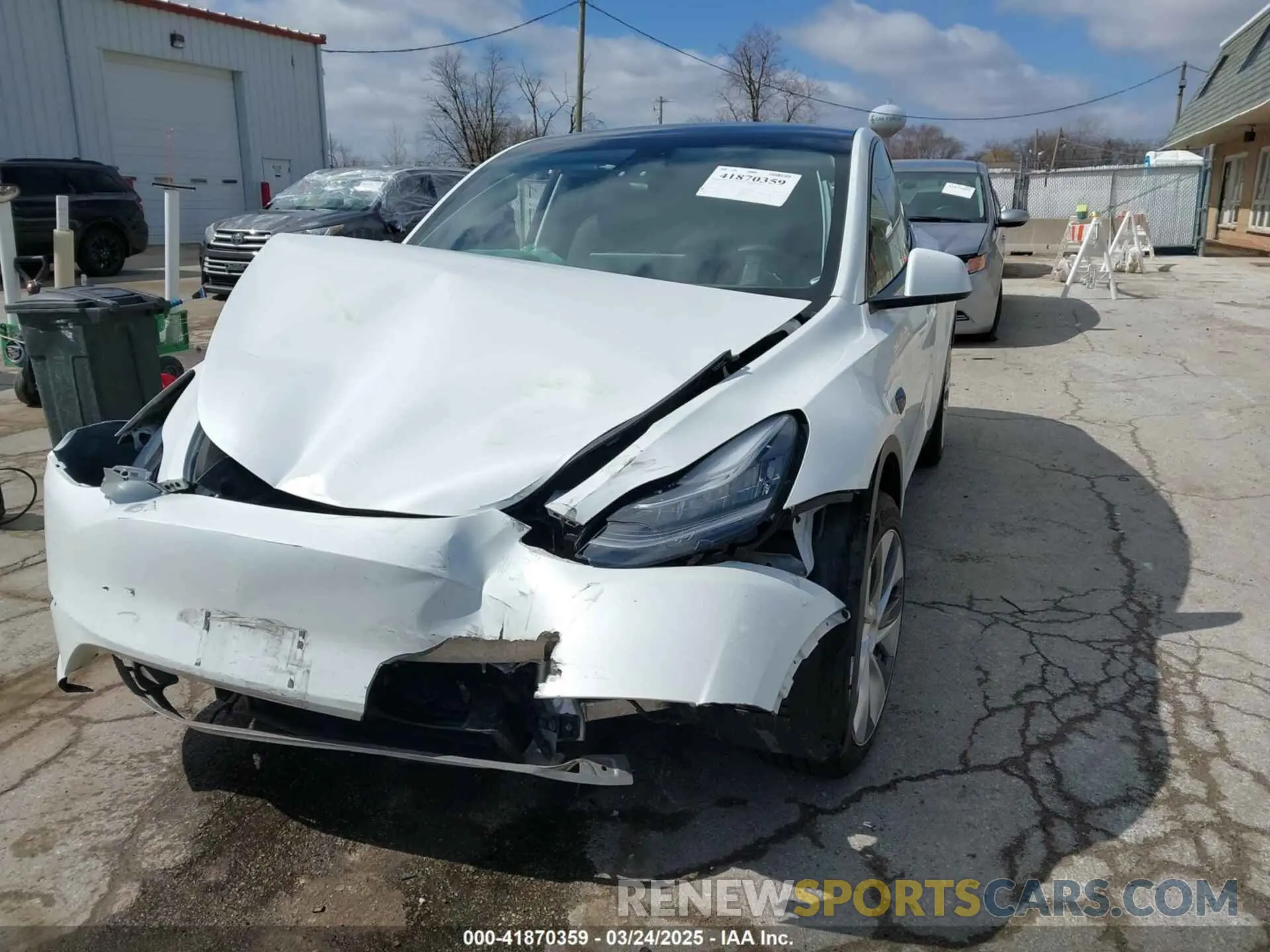 2 Photograph of a damaged car 7SAYGDEE4PA119854 TESLA MODEL Y 2023