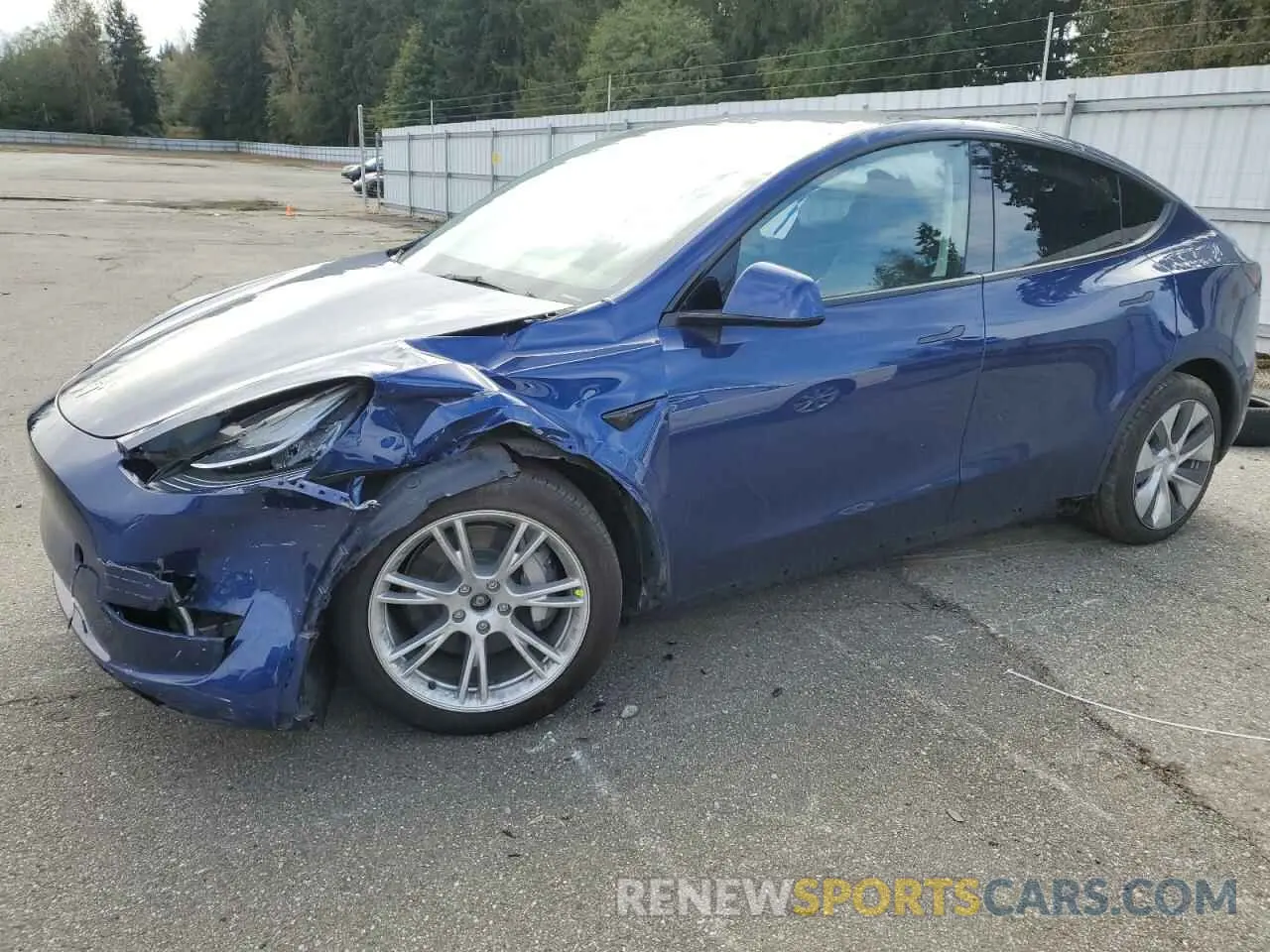 1 Photograph of a damaged car 7SAYGDEE4PA129039 TESLA MODEL Y 2023