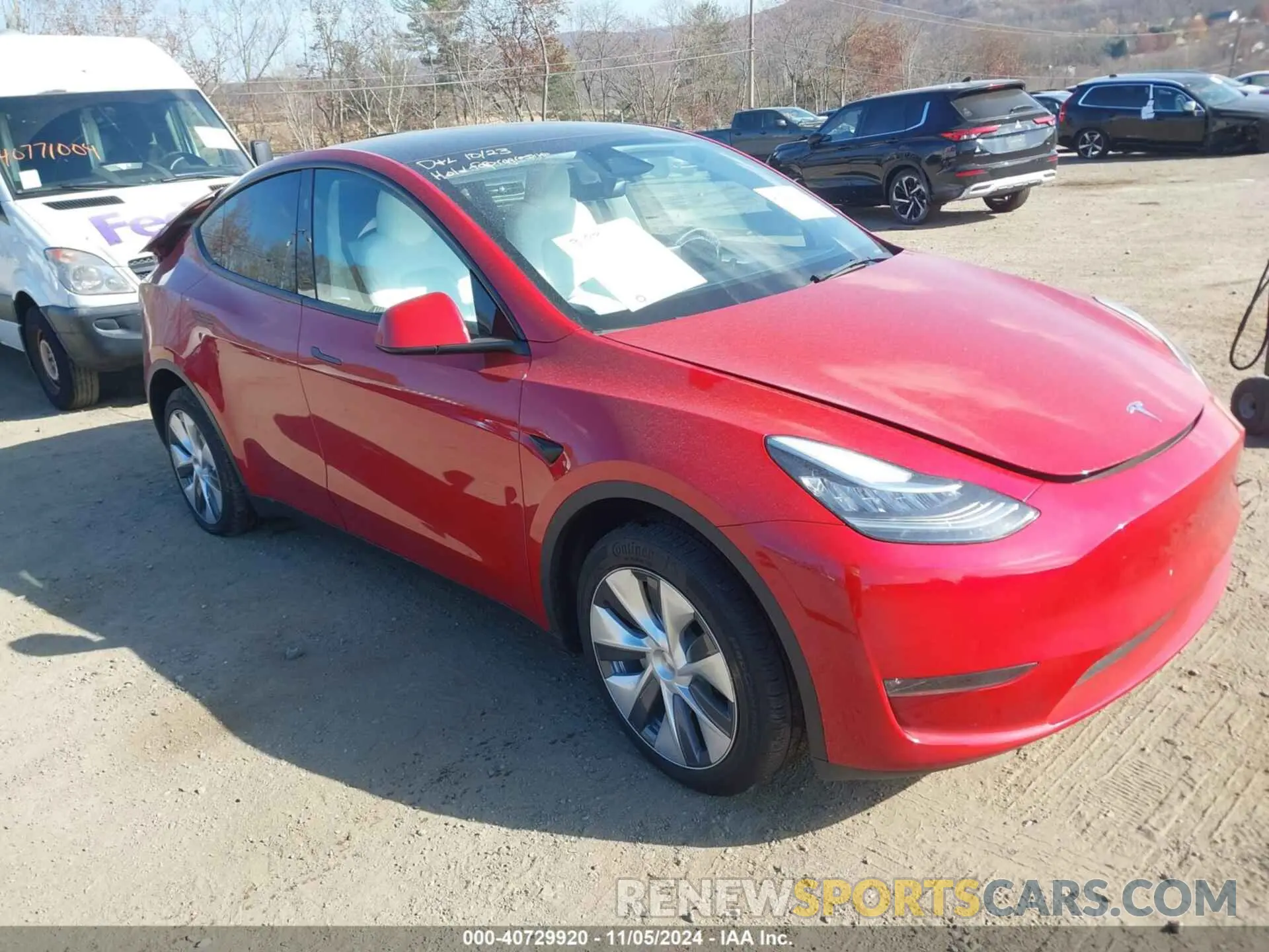 1 Photograph of a damaged car 7SAYGDEE4PA141398 TESLA MODEL Y 2023