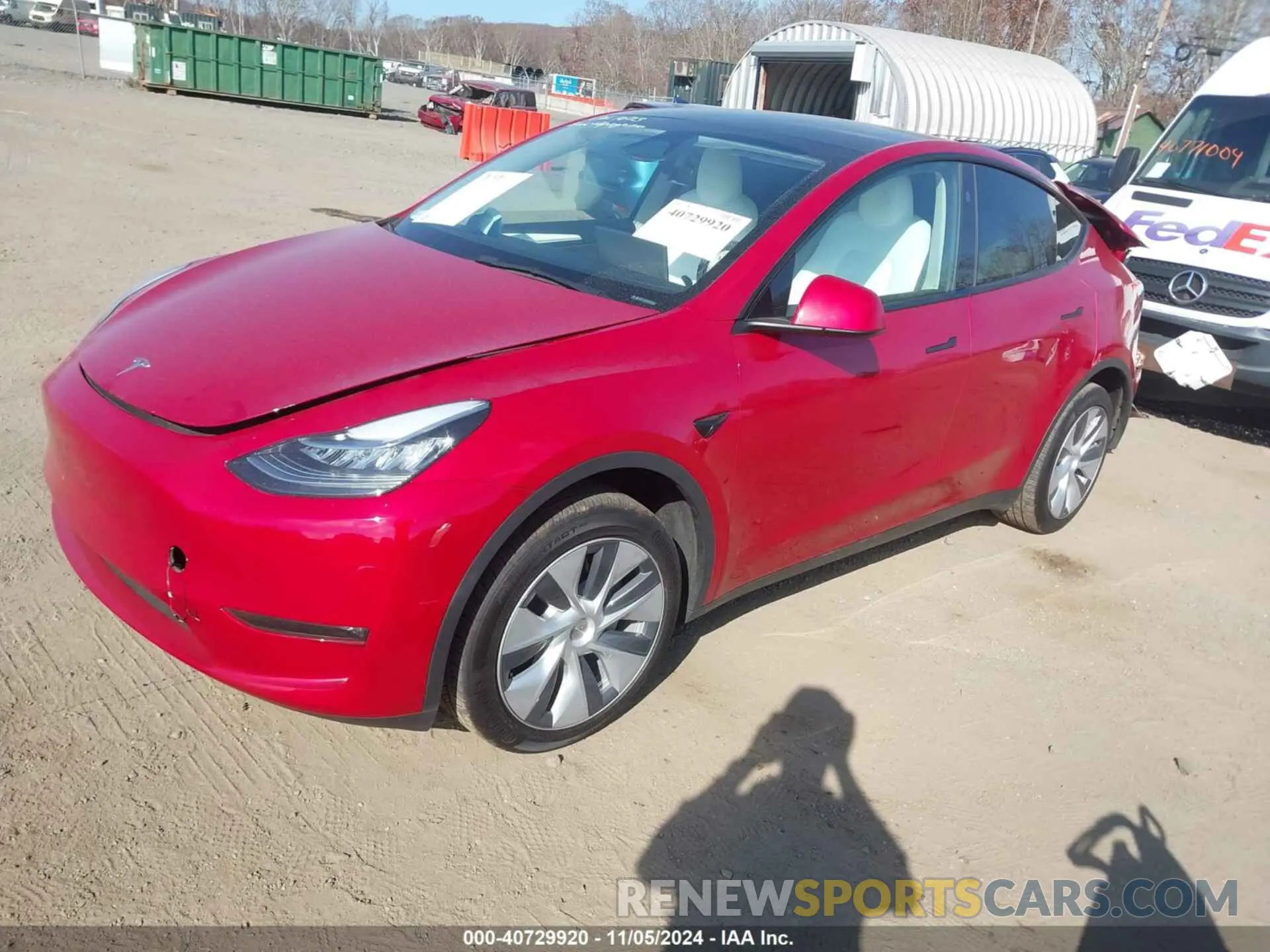 2 Photograph of a damaged car 7SAYGDEE4PA141398 TESLA MODEL Y 2023