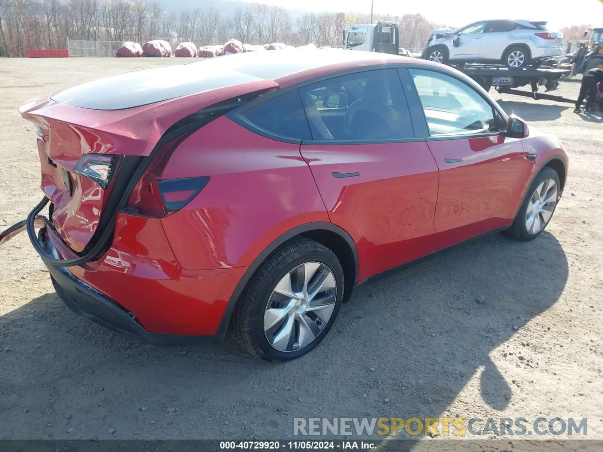 4 Photograph of a damaged car 7SAYGDEE4PA141398 TESLA MODEL Y 2023