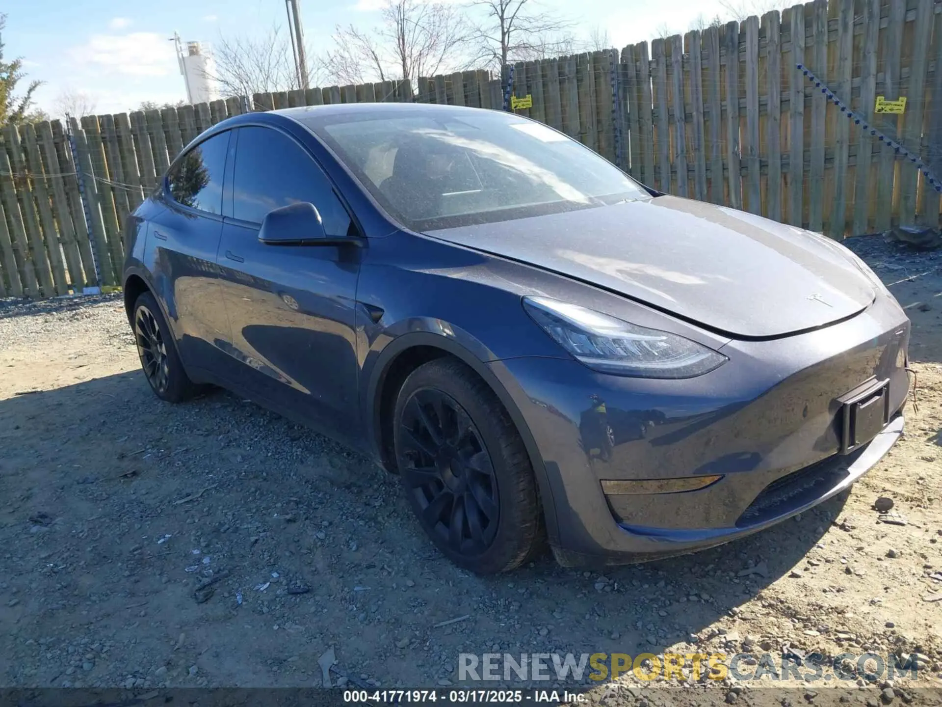 1 Photograph of a damaged car 7SAYGDEE4PA145922 TESLA MODEL Y 2023