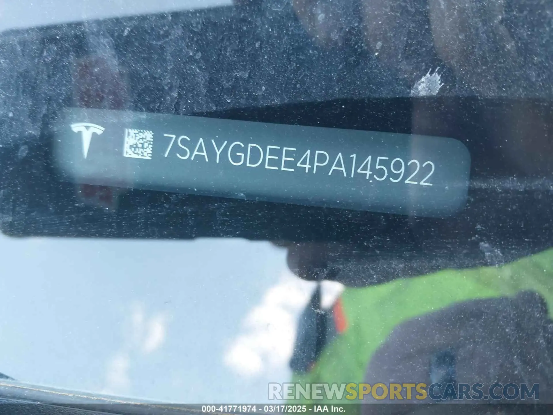 9 Photograph of a damaged car 7SAYGDEE4PA145922 TESLA MODEL Y 2023