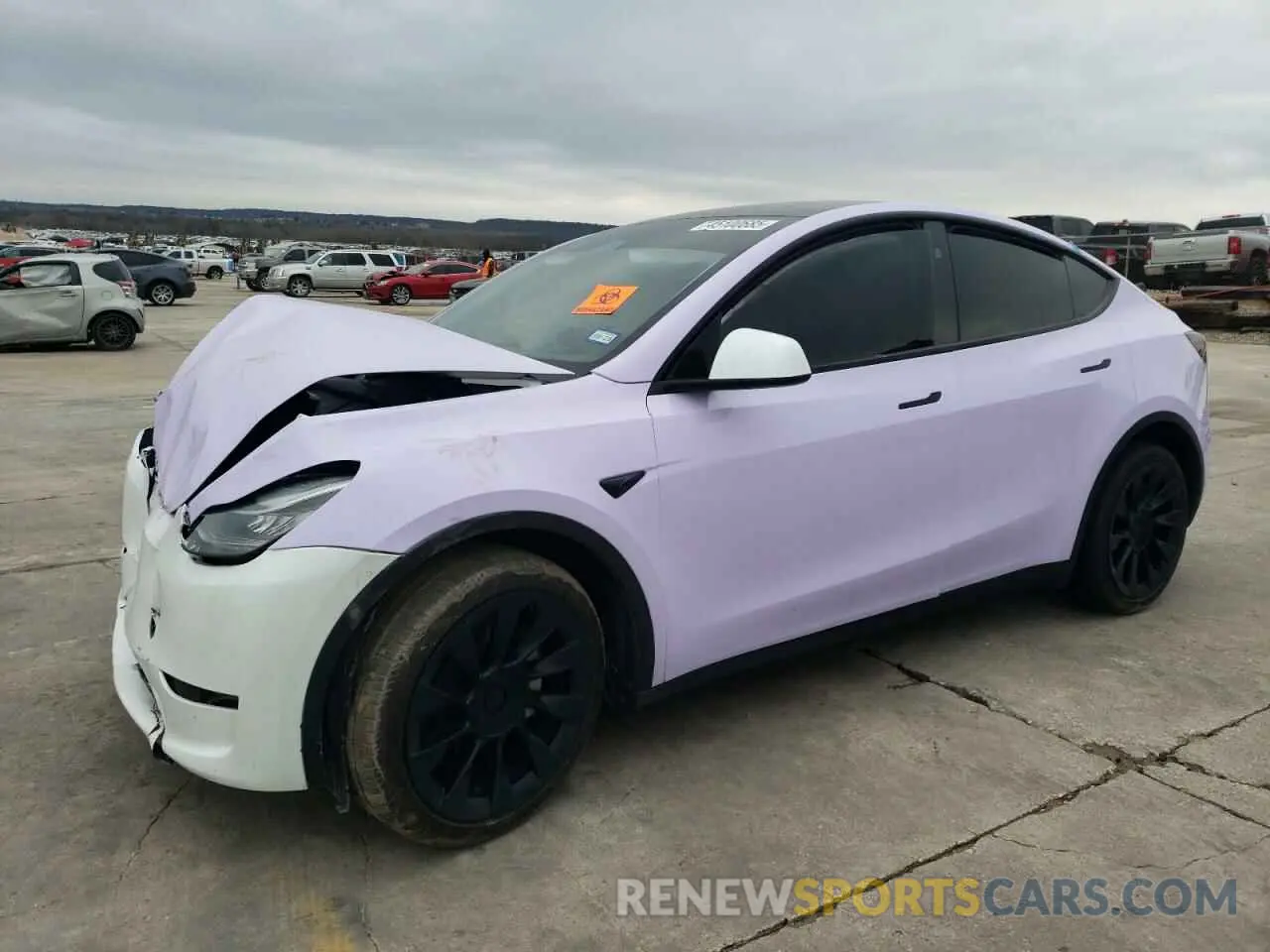 1 Photograph of a damaged car 7SAYGDEE4PA146777 TESLA MODEL Y 2023