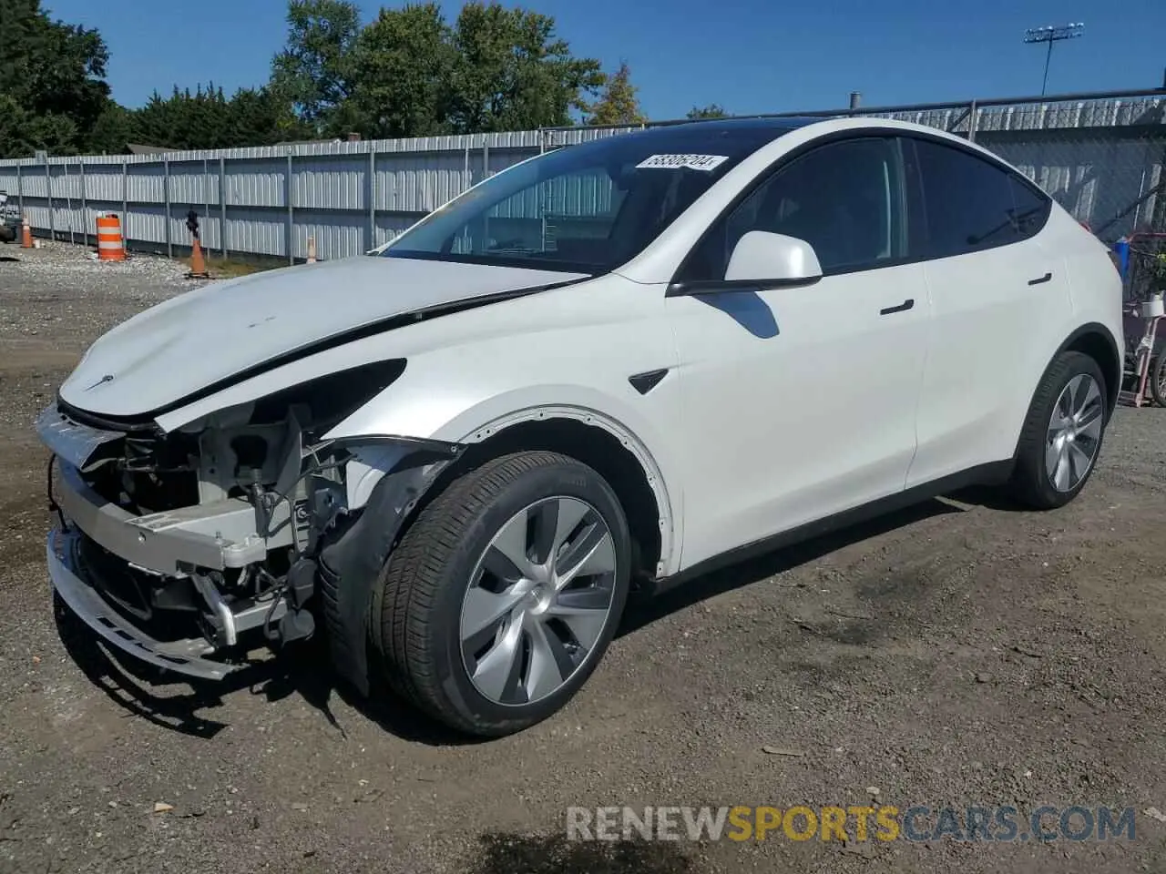 1 Photograph of a damaged car 7SAYGDEE4PA160369 TESLA MODEL Y 2023