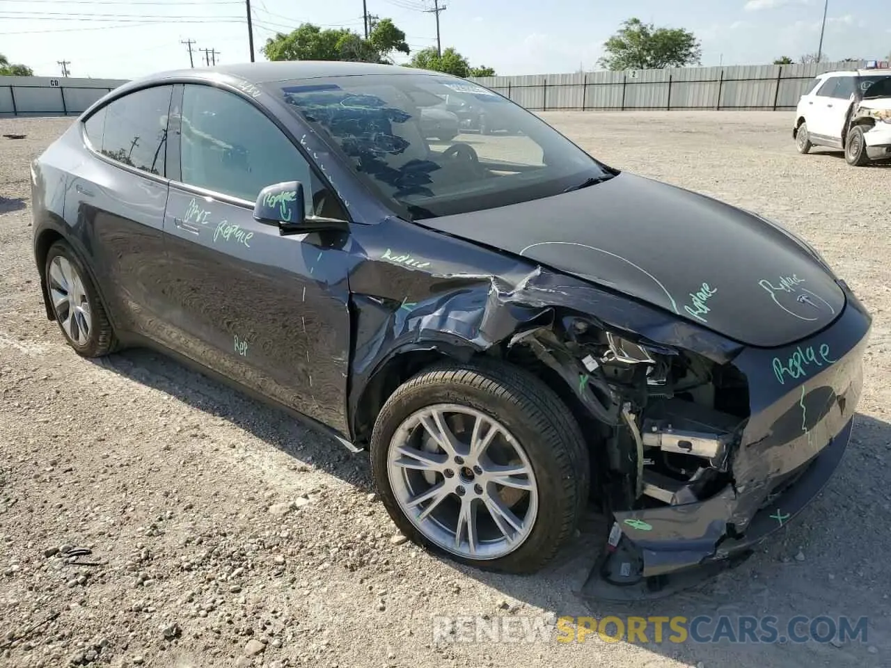 4 Photograph of a damaged car 7SAYGDEE4PA162719 TESLA MODEL Y 2023