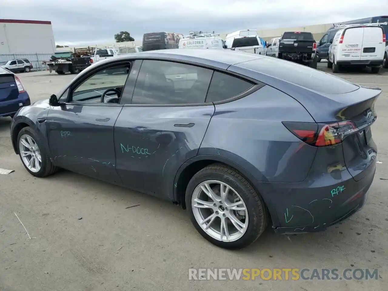 2 Photograph of a damaged car 7SAYGDEE4PA168097 TESLA MODEL Y 2023