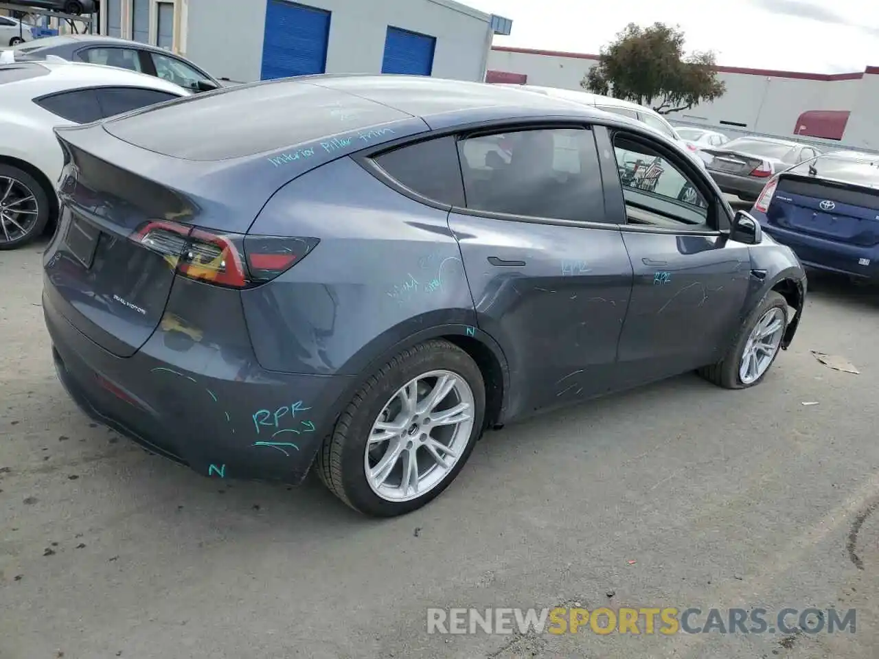 3 Photograph of a damaged car 7SAYGDEE4PA168097 TESLA MODEL Y 2023