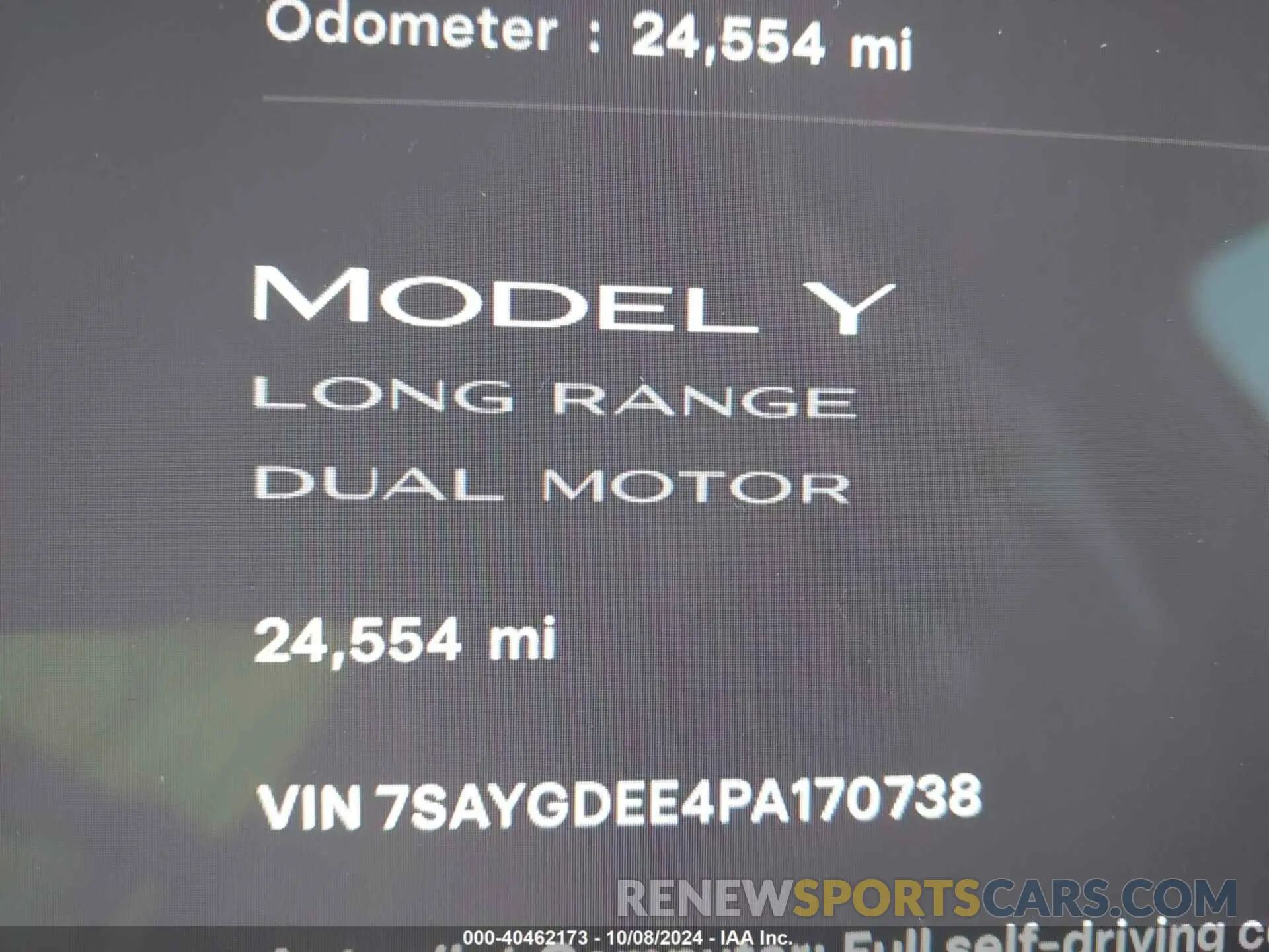 14 Photograph of a damaged car 7SAYGDEE4PA170738 TESLA MODEL Y 2023