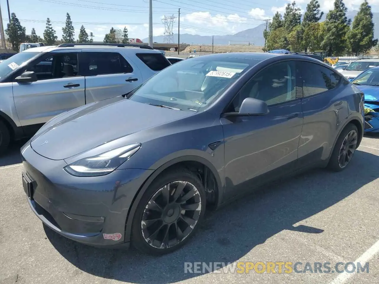 1 Photograph of a damaged car 7SAYGDEE4PA187636 TESLA MODEL Y 2023