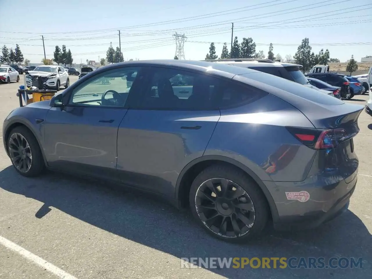 2 Photograph of a damaged car 7SAYGDEE4PA187636 TESLA MODEL Y 2023