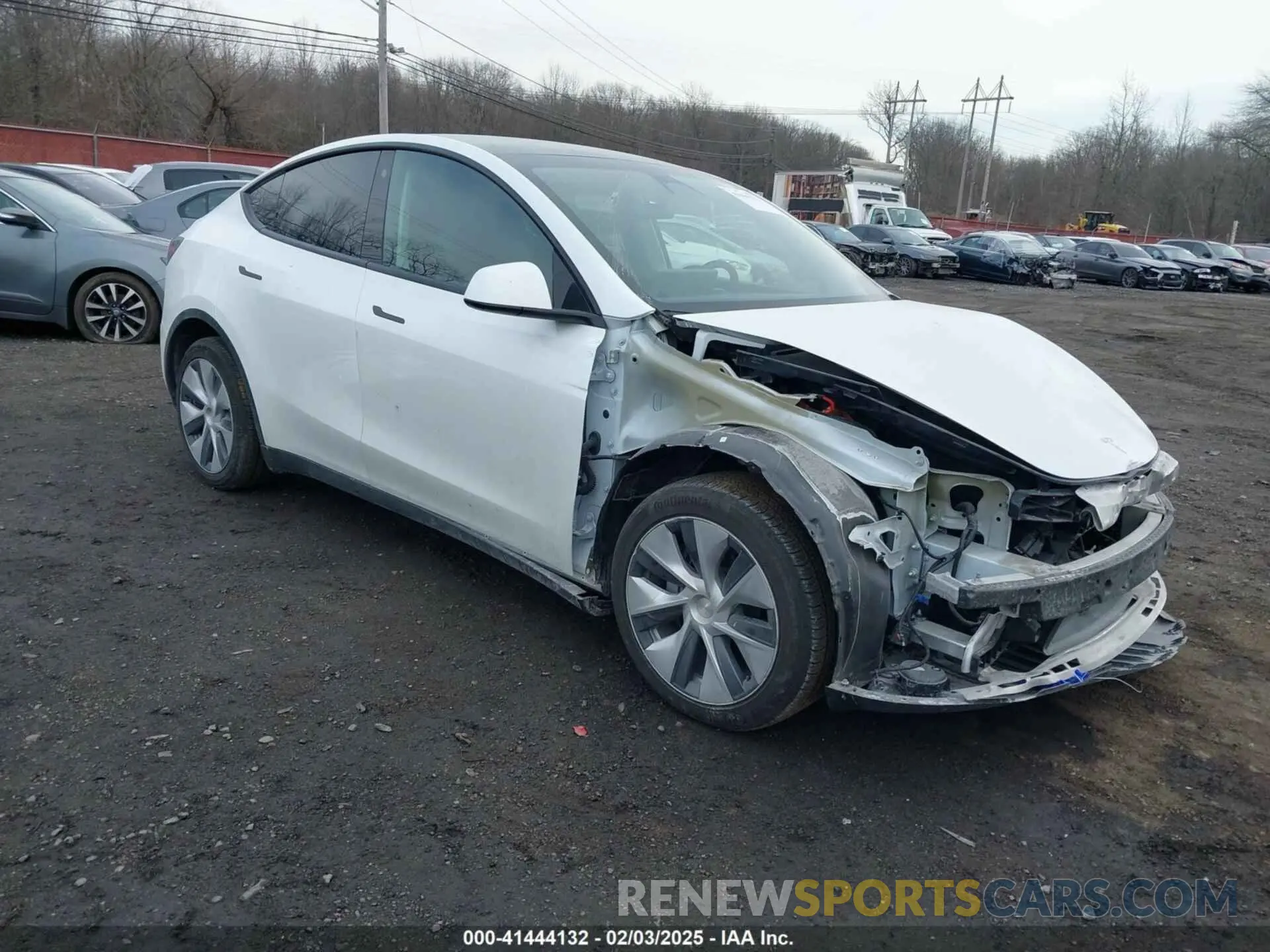 1 Photograph of a damaged car 7SAYGDEE4PF600271 TESLA MODEL Y 2023