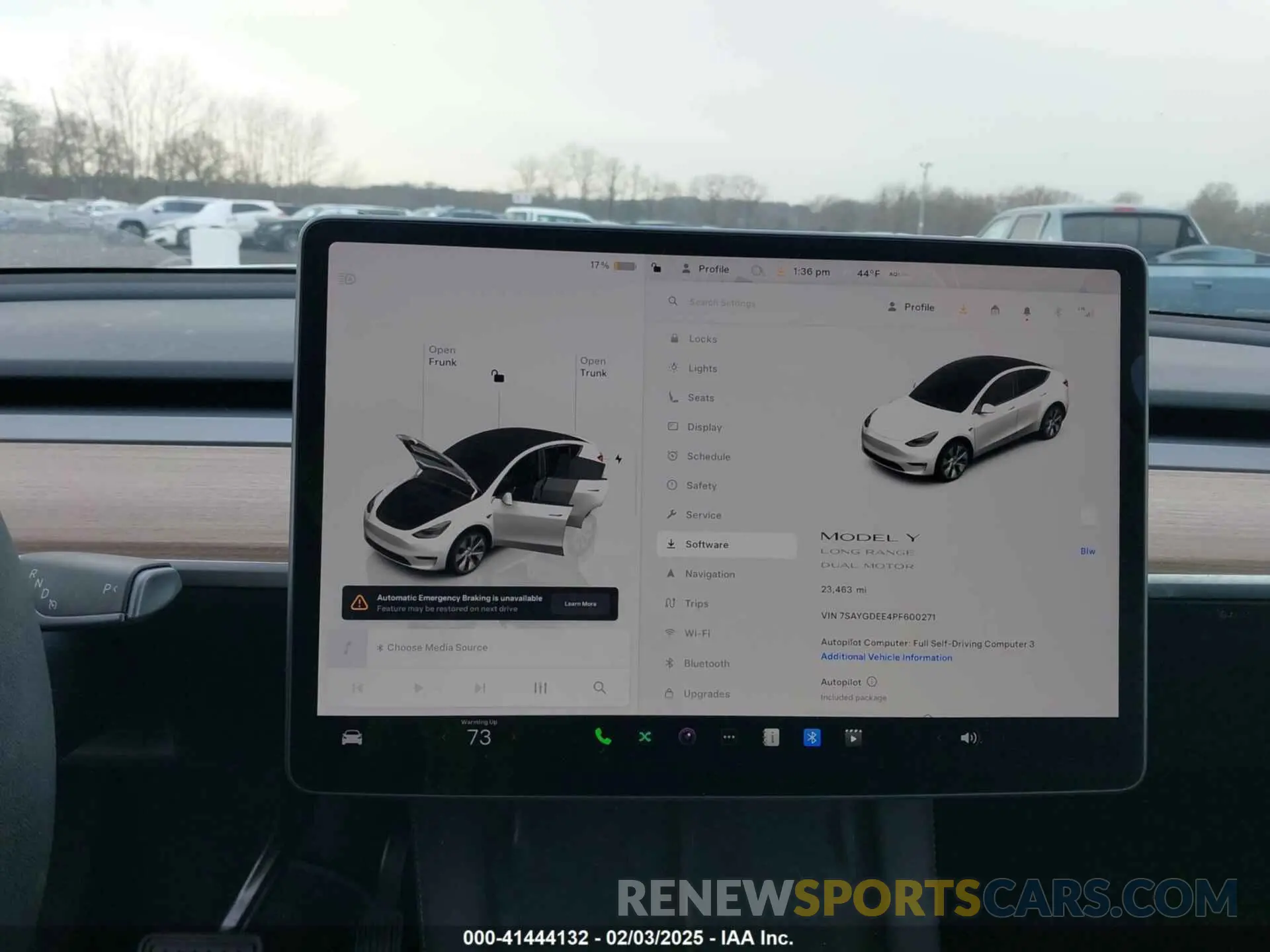 7 Photograph of a damaged car 7SAYGDEE4PF600271 TESLA MODEL Y 2023