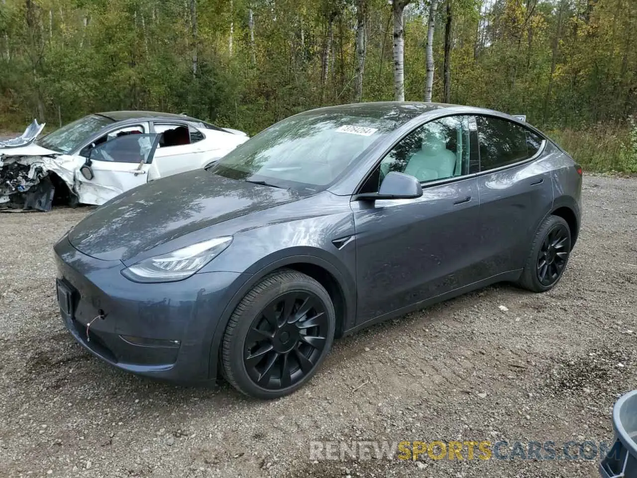 1 Photograph of a damaged car 7SAYGDEE4PF609049 TESLA MODEL Y 2023