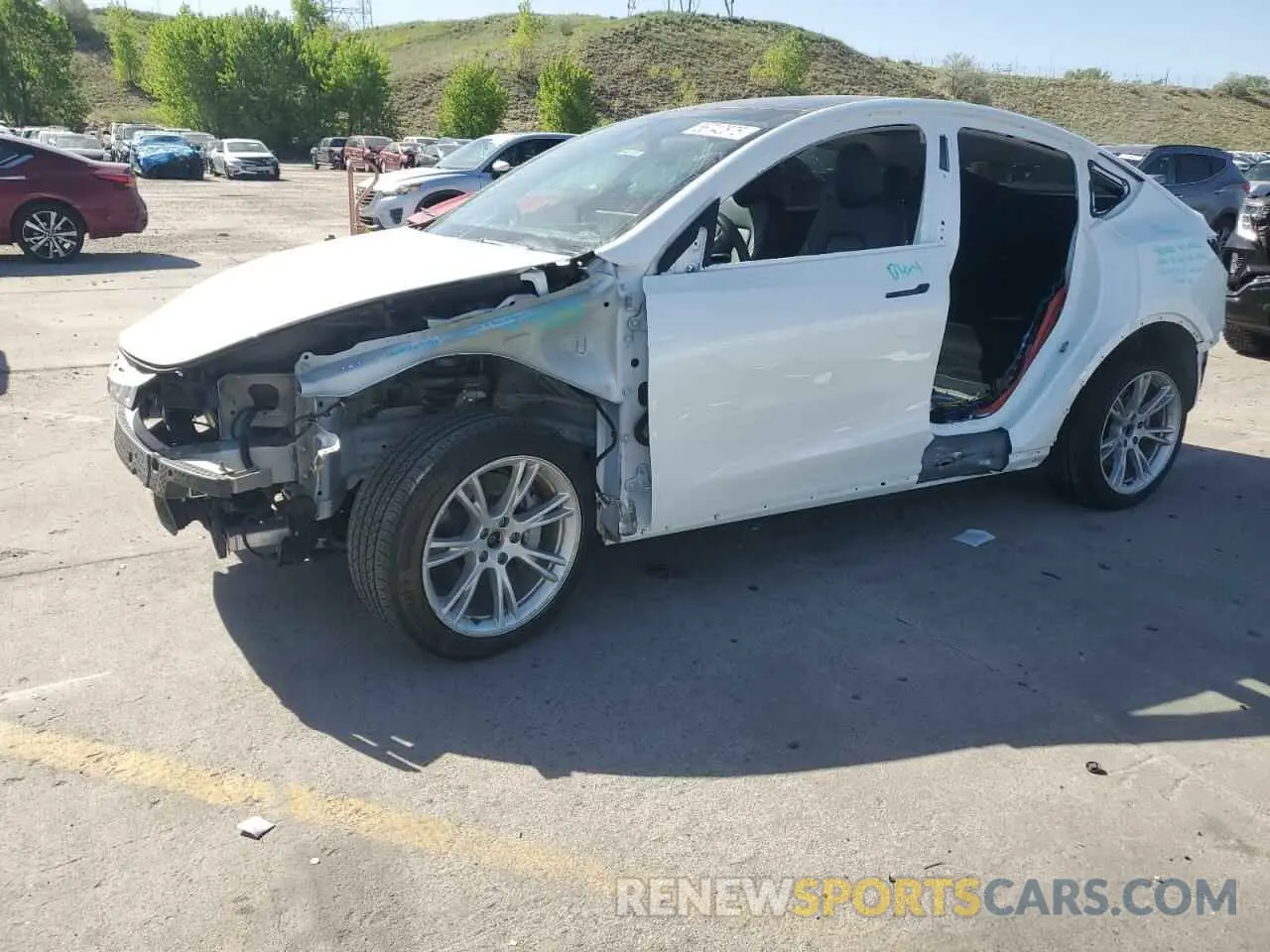 1 Photograph of a damaged car 7SAYGDEE4PF610363 TESLA MODEL Y 2023