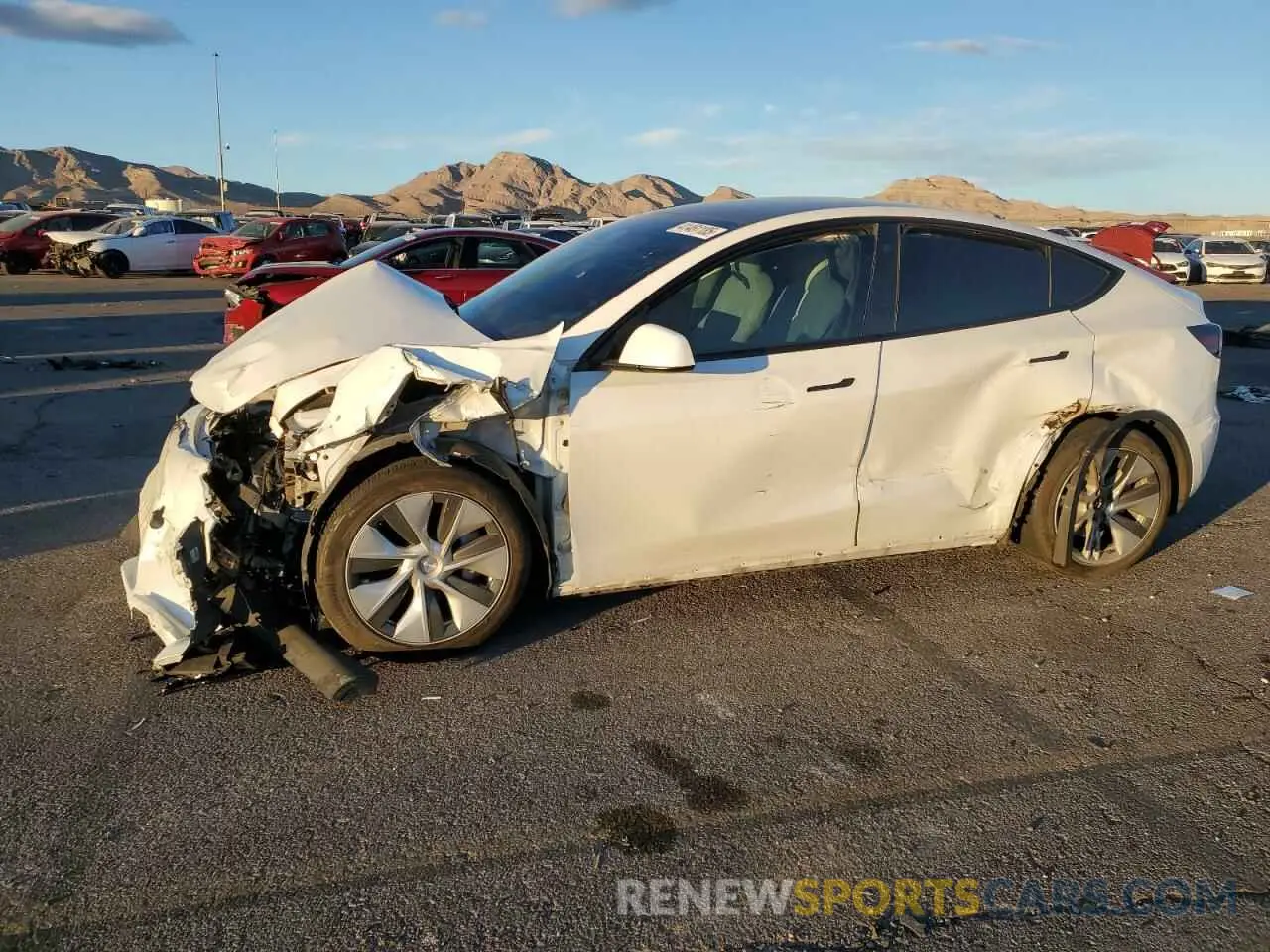 1 Photograph of a damaged car 7SAYGDEE4PF622173 TESLA MODEL Y 2023