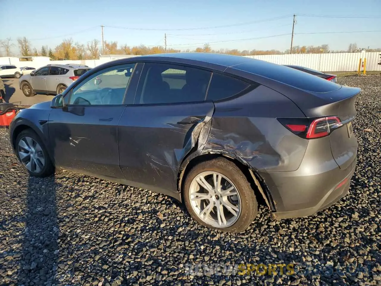 2 Photograph of a damaged car 7SAYGDEE4PF645307 TESLA MODEL Y 2023