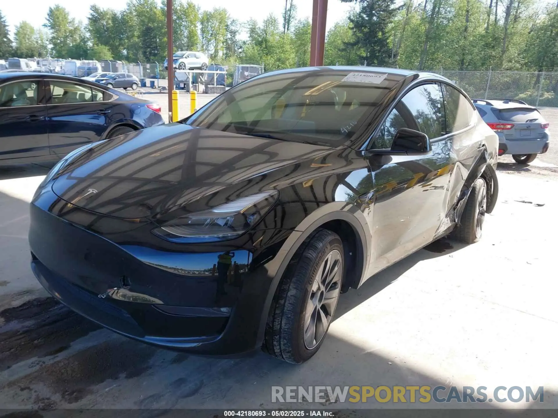 2 Photograph of a damaged car 7SAYGDEE4PF694216 TESLA MODEL Y 2023