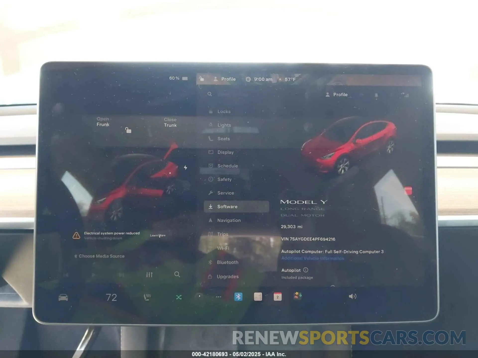 7 Photograph of a damaged car 7SAYGDEE4PF694216 TESLA MODEL Y 2023