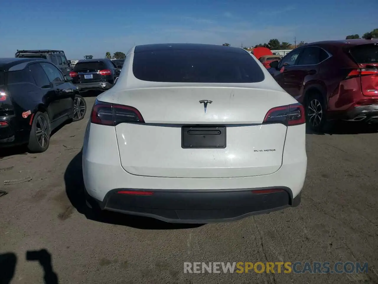 6 Photograph of a damaged car 7SAYGDEE4PF747464 TESLA MODEL Y 2023