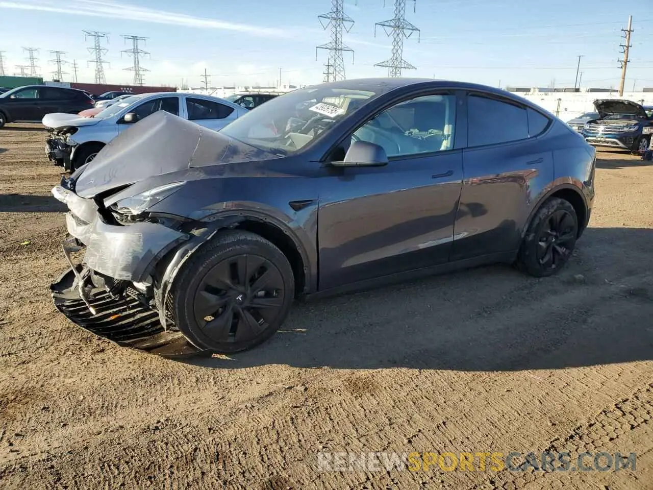 1 Photograph of a damaged car 7SAYGDEE4PF747951 TESLA MODEL Y 2023