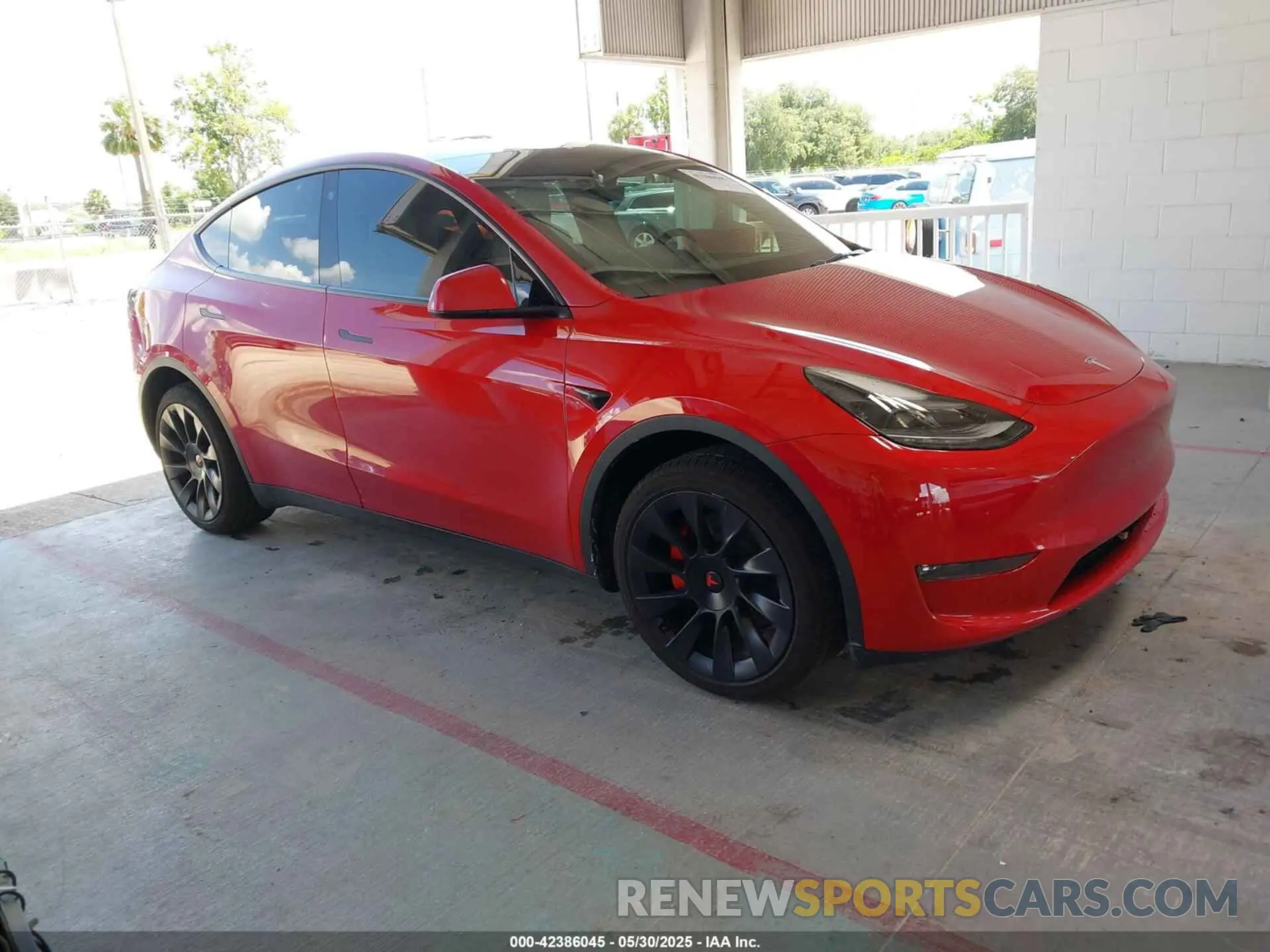 1 Photograph of a damaged car 7SAYGDEE4PF750039 TESLA MODEL Y 2023