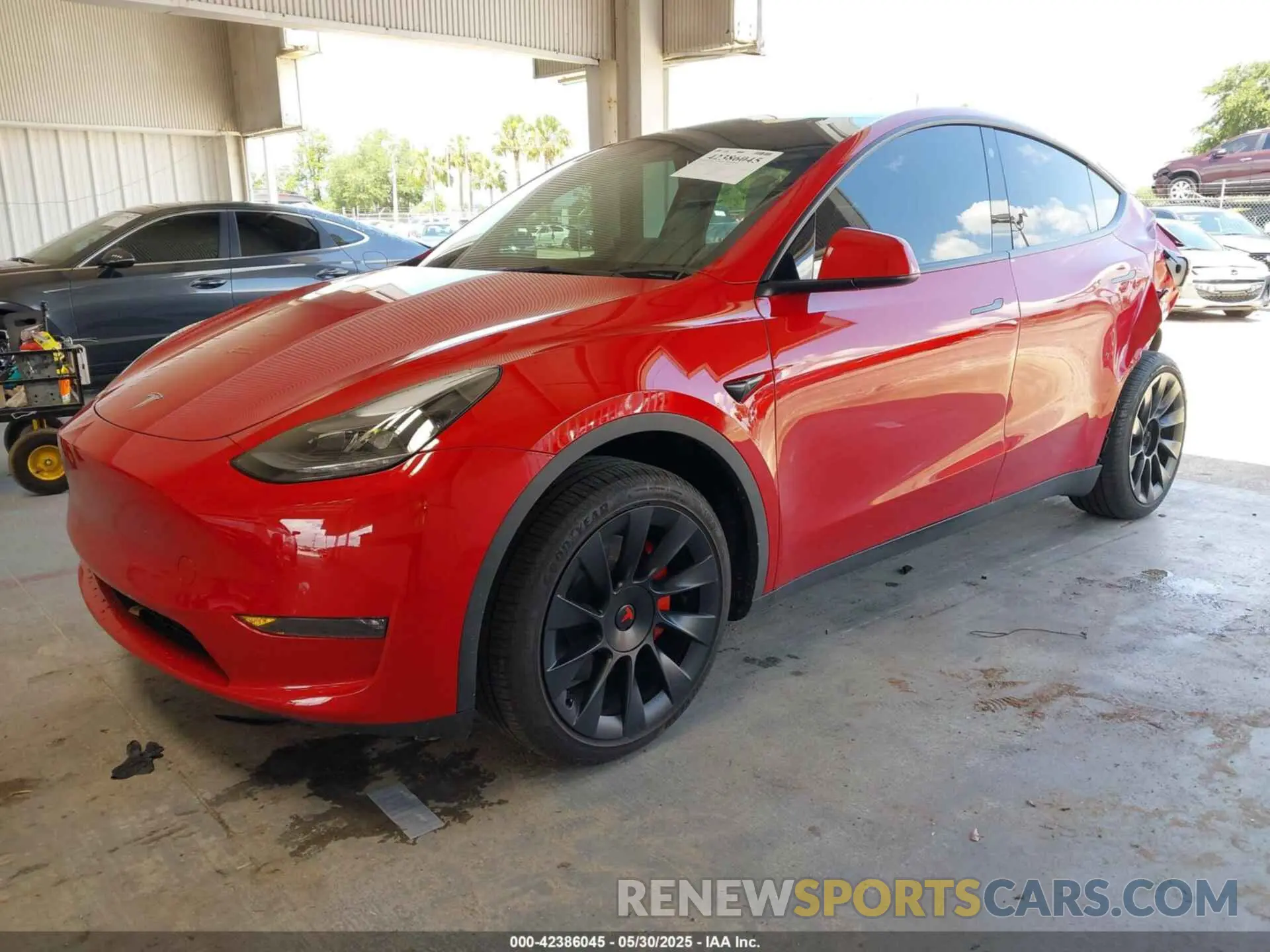 2 Photograph of a damaged car 7SAYGDEE4PF750039 TESLA MODEL Y 2023