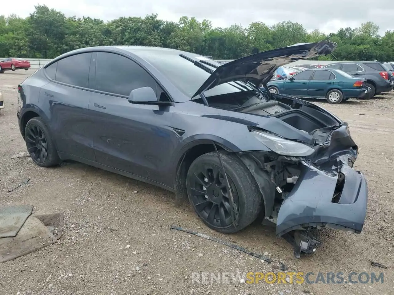 4 Photograph of a damaged car 7SAYGDEE4PF752292 TESLA MODEL Y 2023