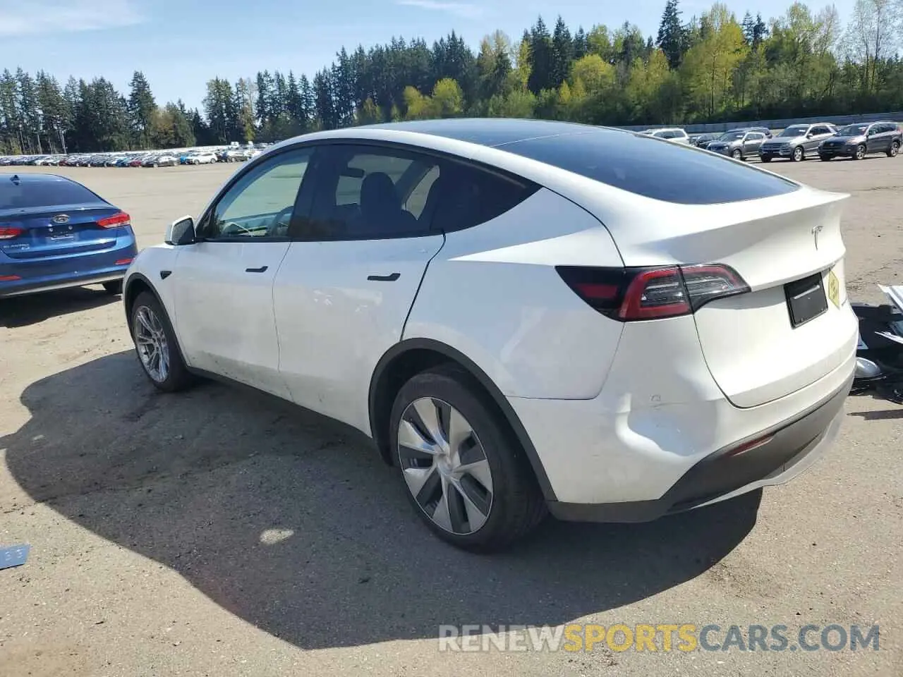 2 Photograph of a damaged car 7SAYGDEE4PF757685 TESLA MODEL Y 2023