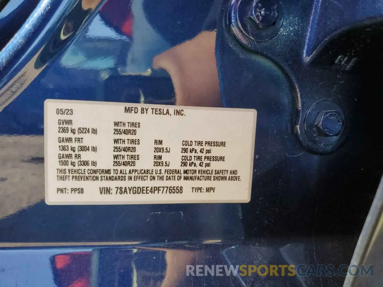 14 Photograph of a damaged car 7SAYGDEE4PF776558 TESLA MODEL Y 2023