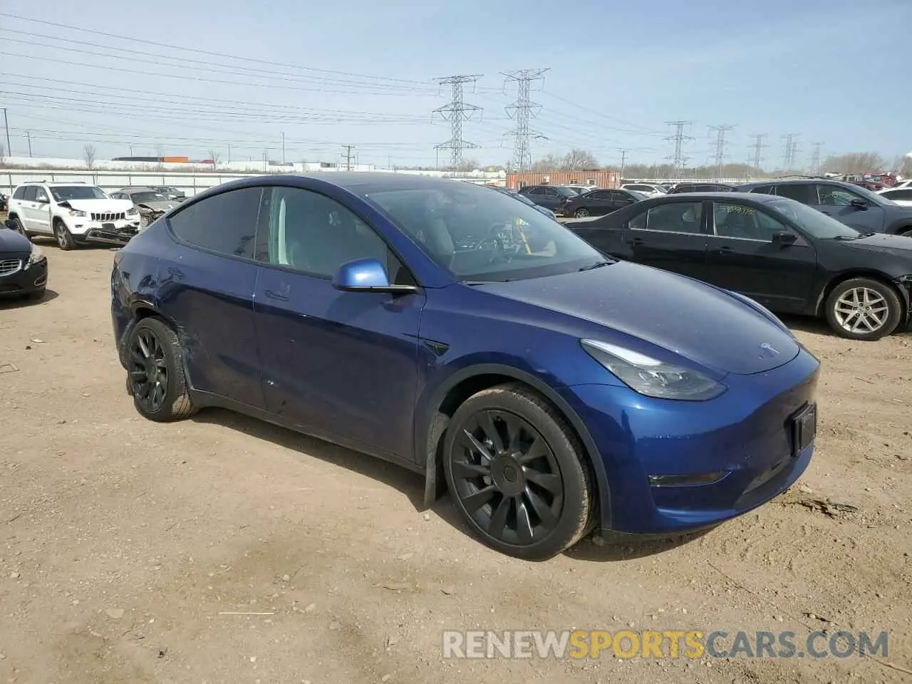 4 Photograph of a damaged car 7SAYGDEE4PF776558 TESLA MODEL Y 2023
