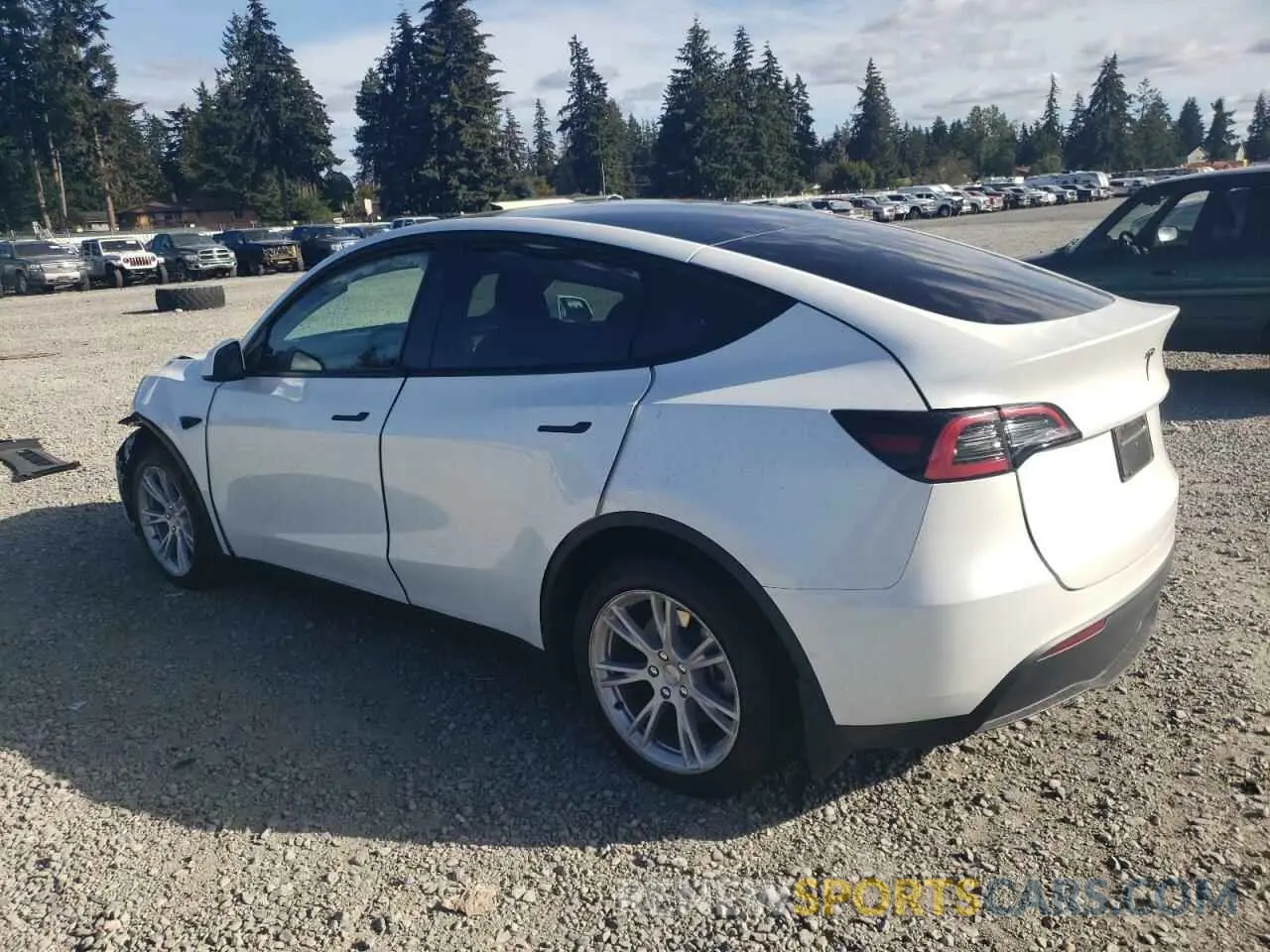 2 Photograph of a damaged car 7SAYGDEE4PF810742 TESLA MODEL Y 2023
