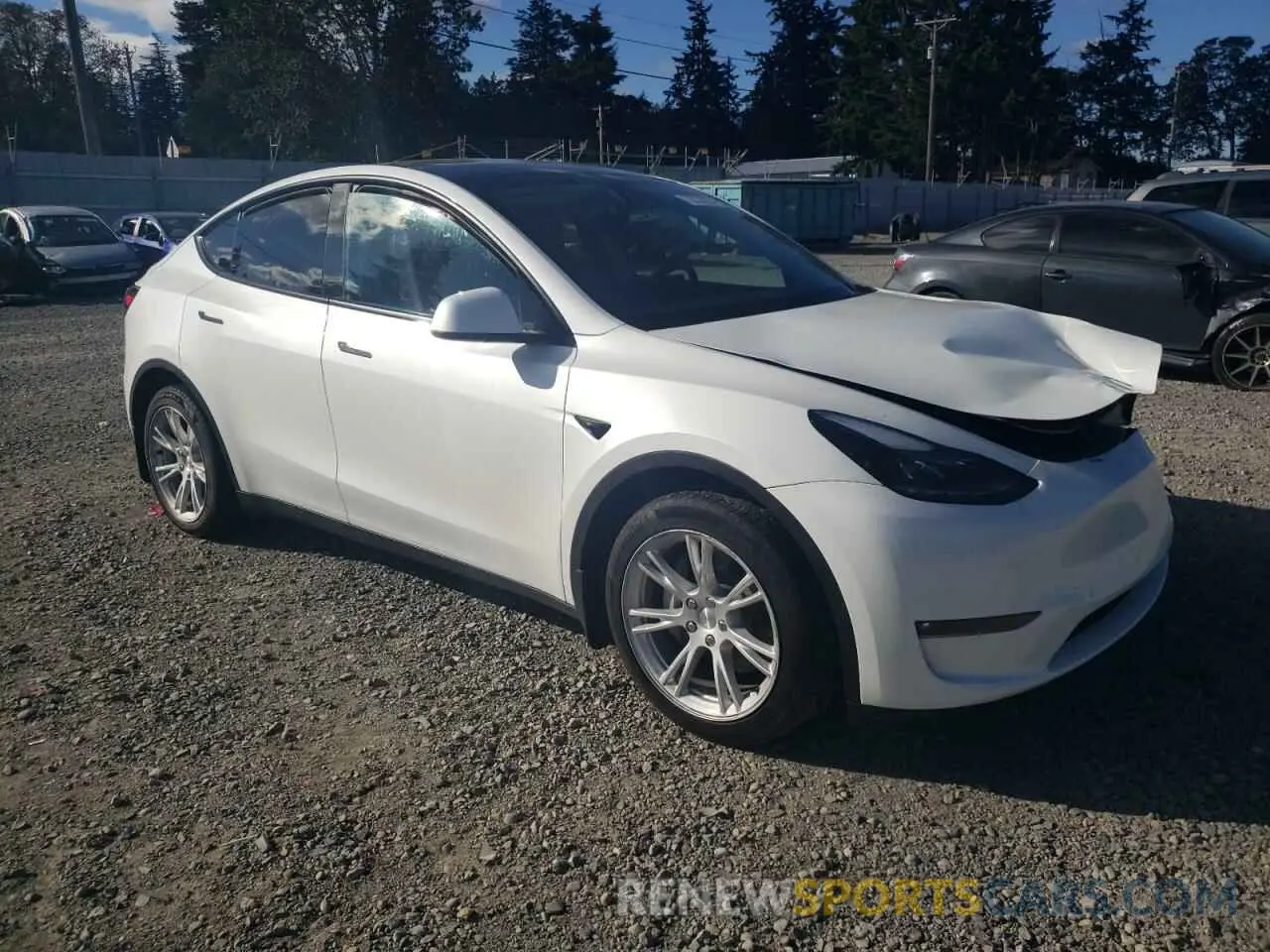 4 Photograph of a damaged car 7SAYGDEE4PF810742 TESLA MODEL Y 2023