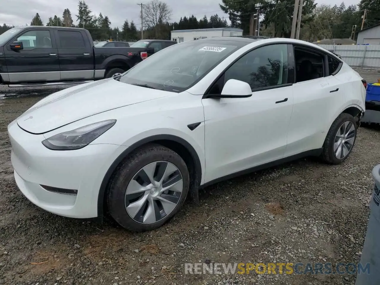 1 Photograph of a damaged car 7SAYGDEE4PF836872 TESLA MODEL Y 2023