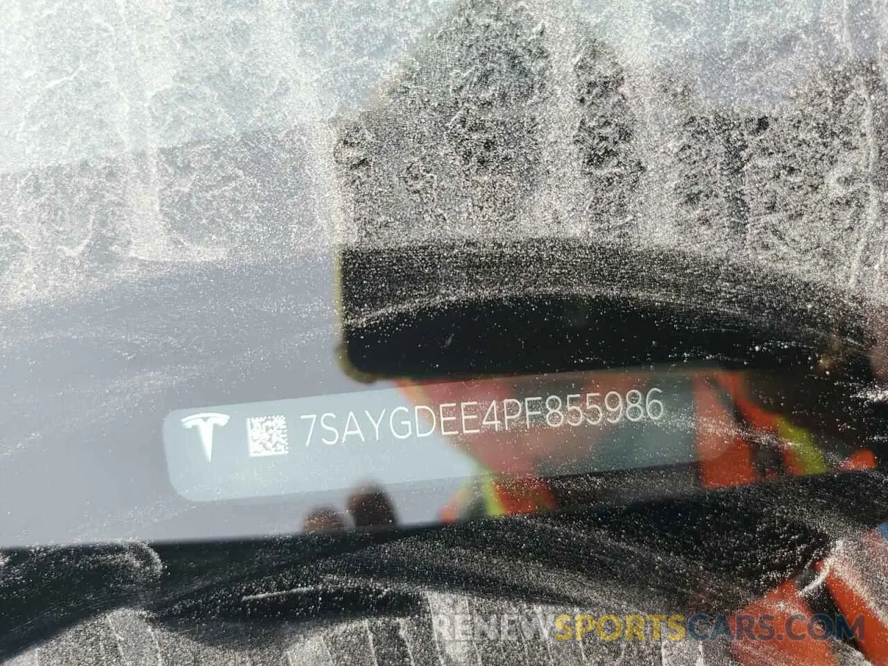 12 Photograph of a damaged car 7SAYGDEE4PF855986 TESLA MODEL Y 2023