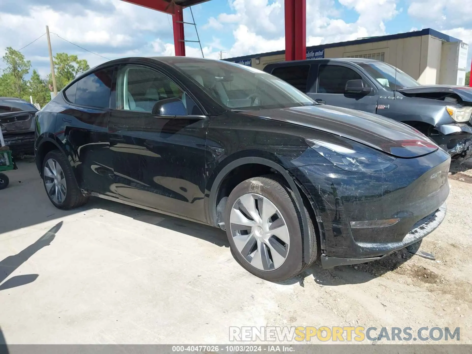 1 Photograph of a damaged car 7SAYGDEE4PF858340 TESLA MODEL Y 2023
