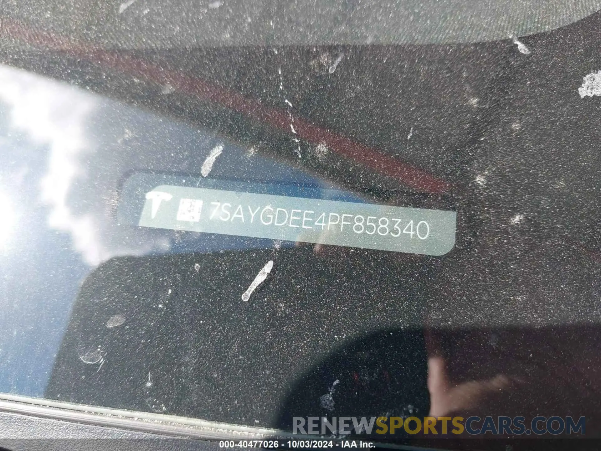 9 Photograph of a damaged car 7SAYGDEE4PF858340 TESLA MODEL Y 2023