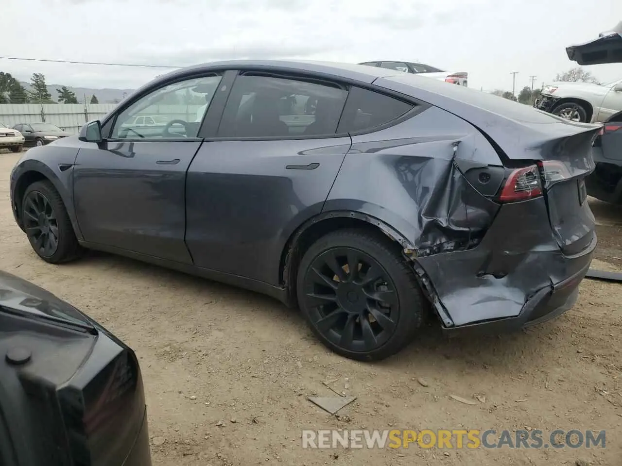 2 Photograph of a damaged car 7SAYGDEE4PF879446 TESLA MODEL Y 2023