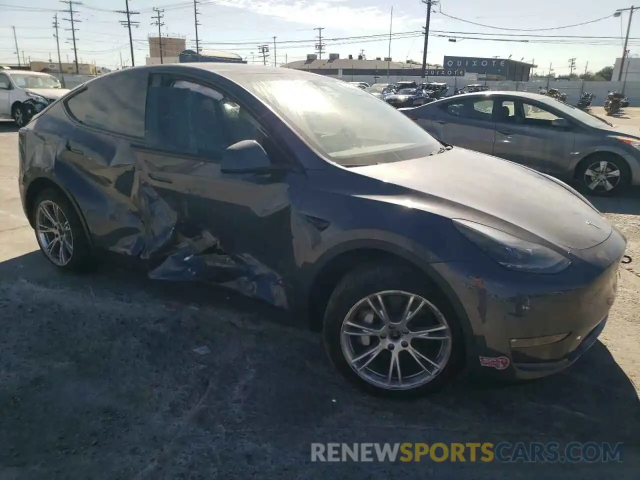 4 Photograph of a damaged car 7SAYGDEE4PF888048 TESLA MODEL Y 2023