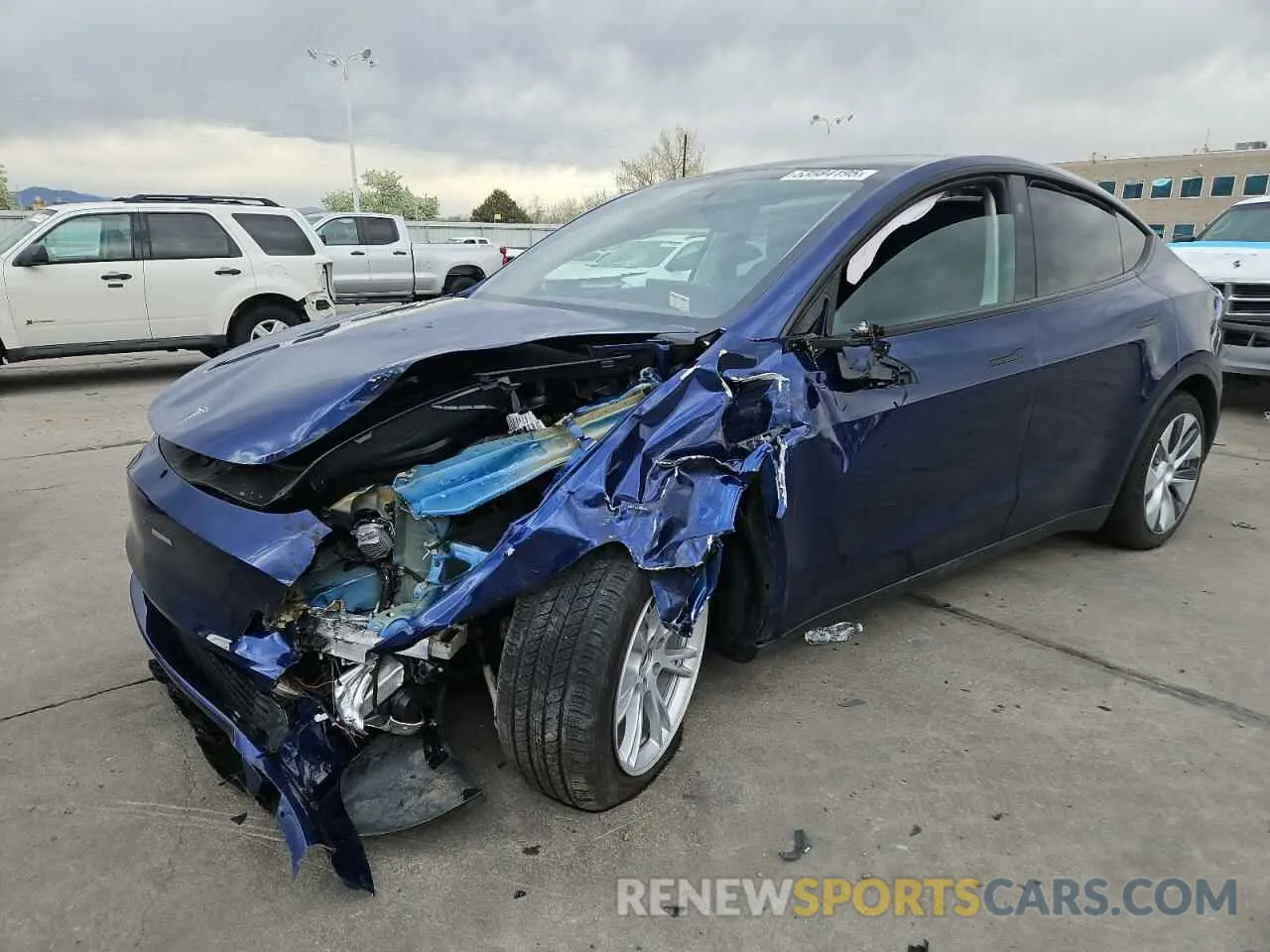 1 Photograph of a damaged car 7SAYGDEE4PF890429 TESLA MODEL Y 2023