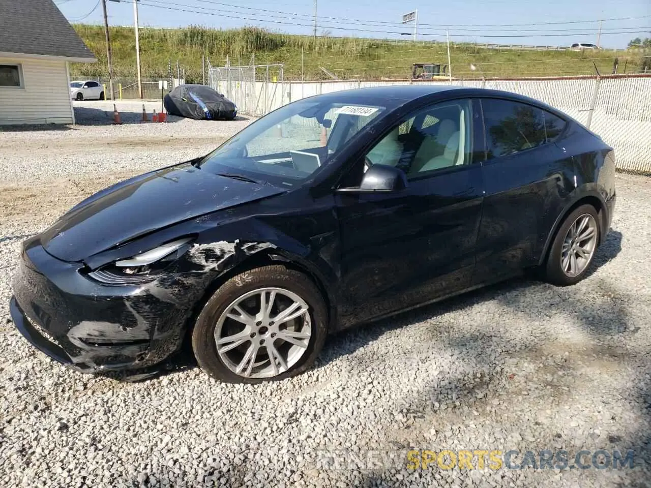 1 Photograph of a damaged car 7SAYGDEE4PF891600 TESLA MODEL Y 2023