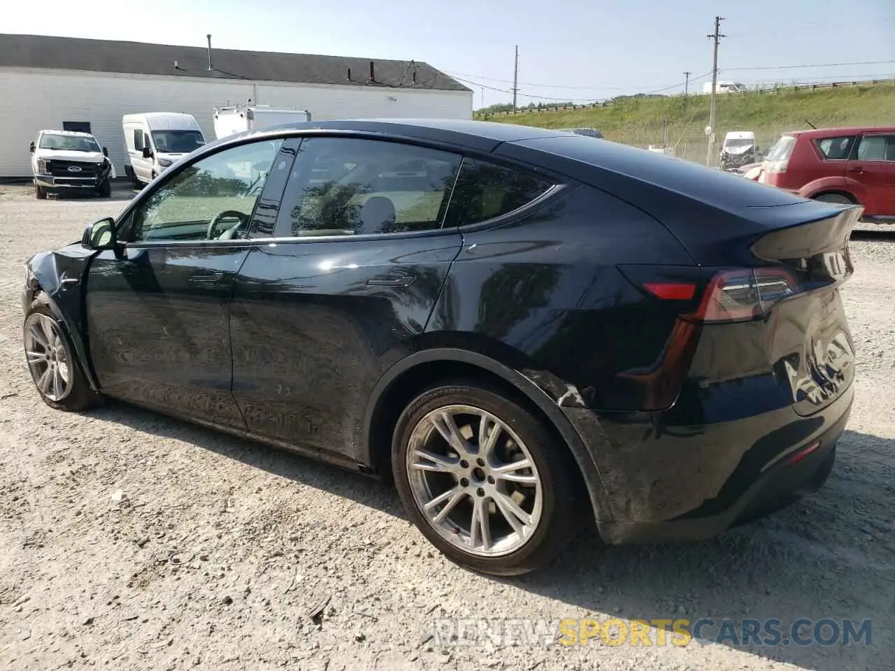 2 Photograph of a damaged car 7SAYGDEE4PF891600 TESLA MODEL Y 2023